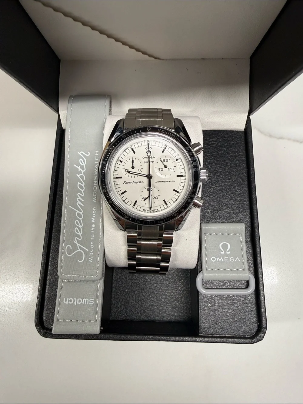 MoonSwatch MOD 1965 Stainess Steel Watch